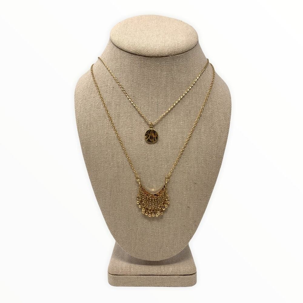 Melrose and Market Charm Layered Necklace NEW